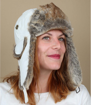 Gorro ruso blanco mujer Kamikaze wm white